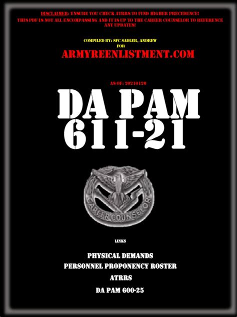 army pam 21.